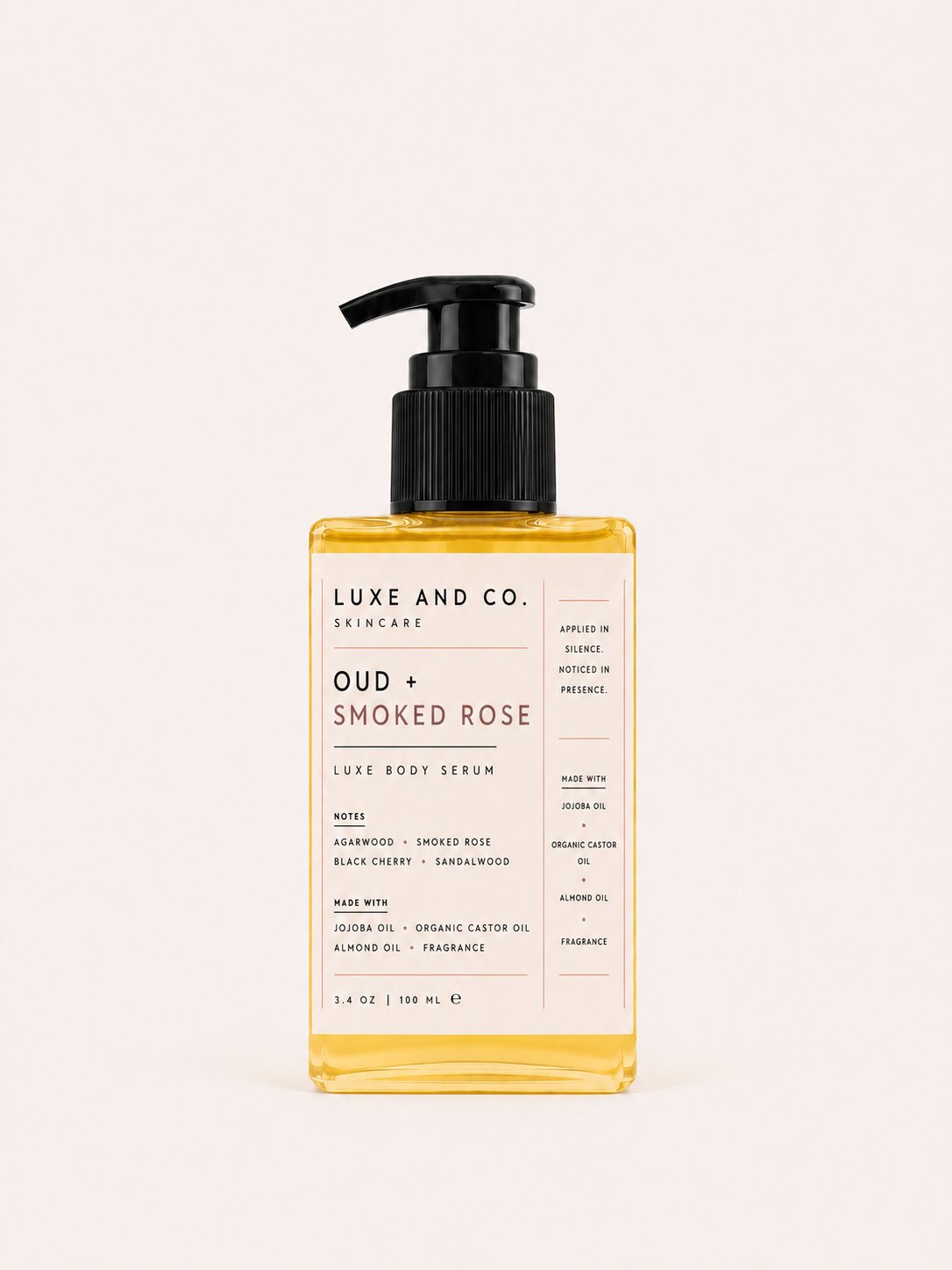 Oud + Smoked Rose Luxe Body Serum