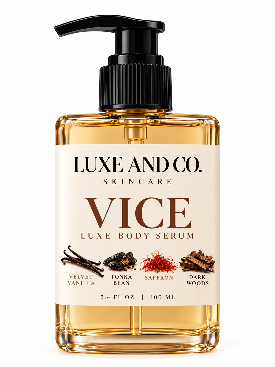VICE Luxe Body Serum | Velvet Vanilla - Tonka - Dark Woods