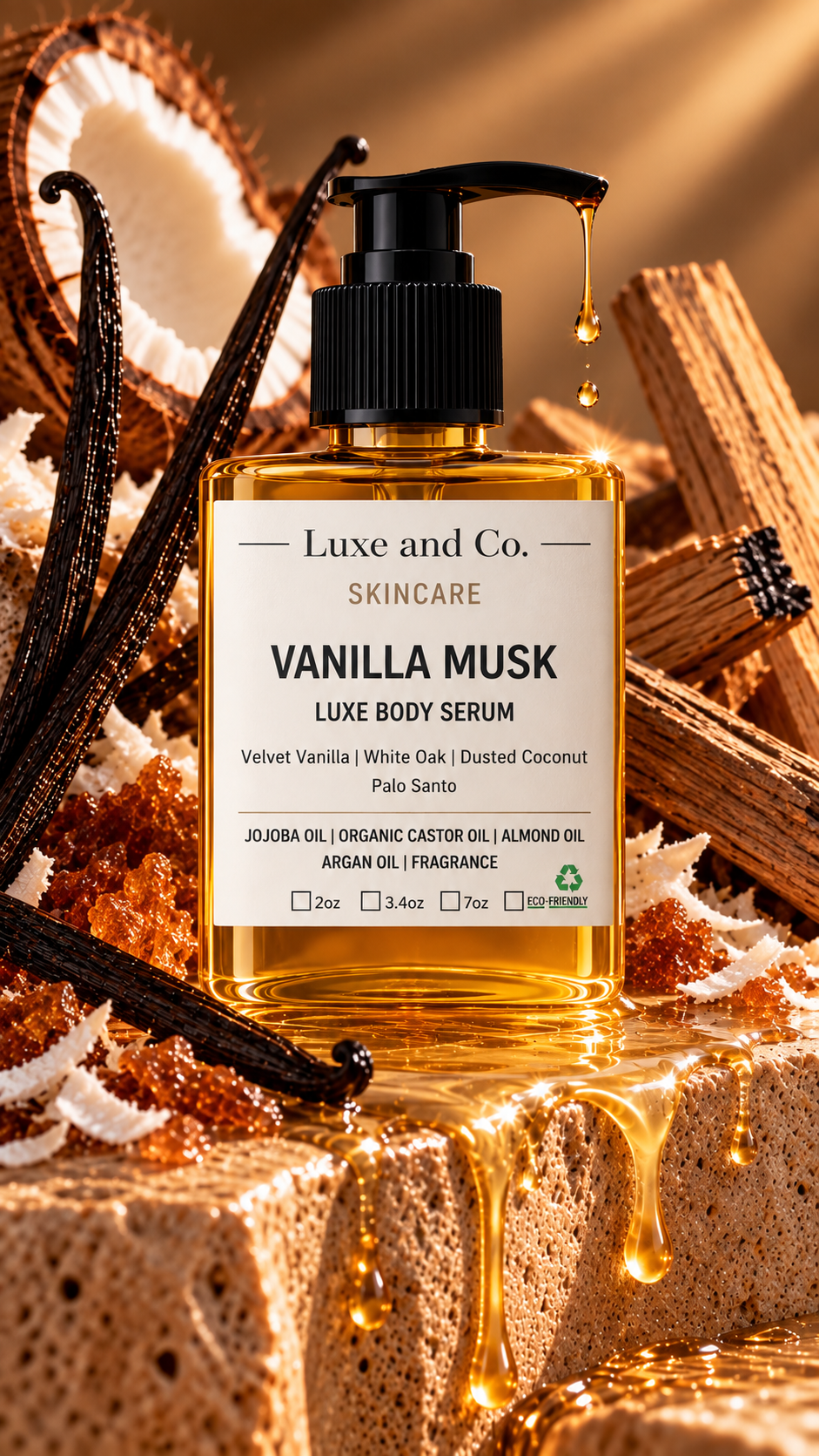 Vanilla Musk Luxe Body Serum