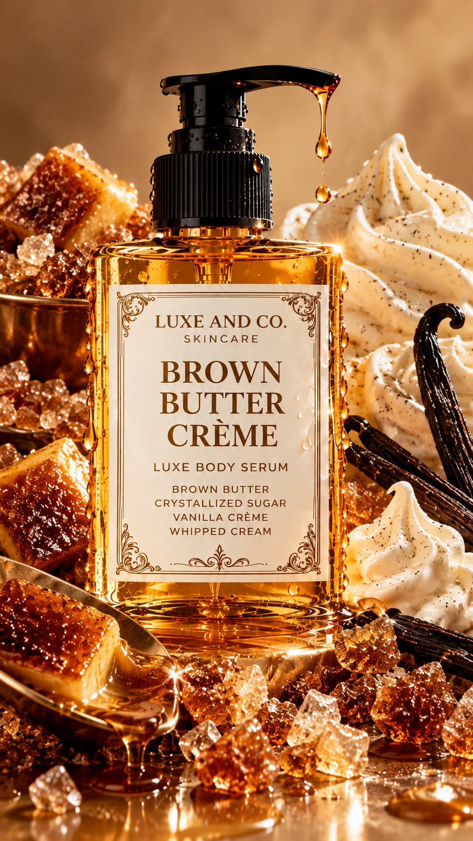 Brown Butter Crème Luxe Body Serum ~ LIMITED RELEASE ~ Quiet Luxury Collection
