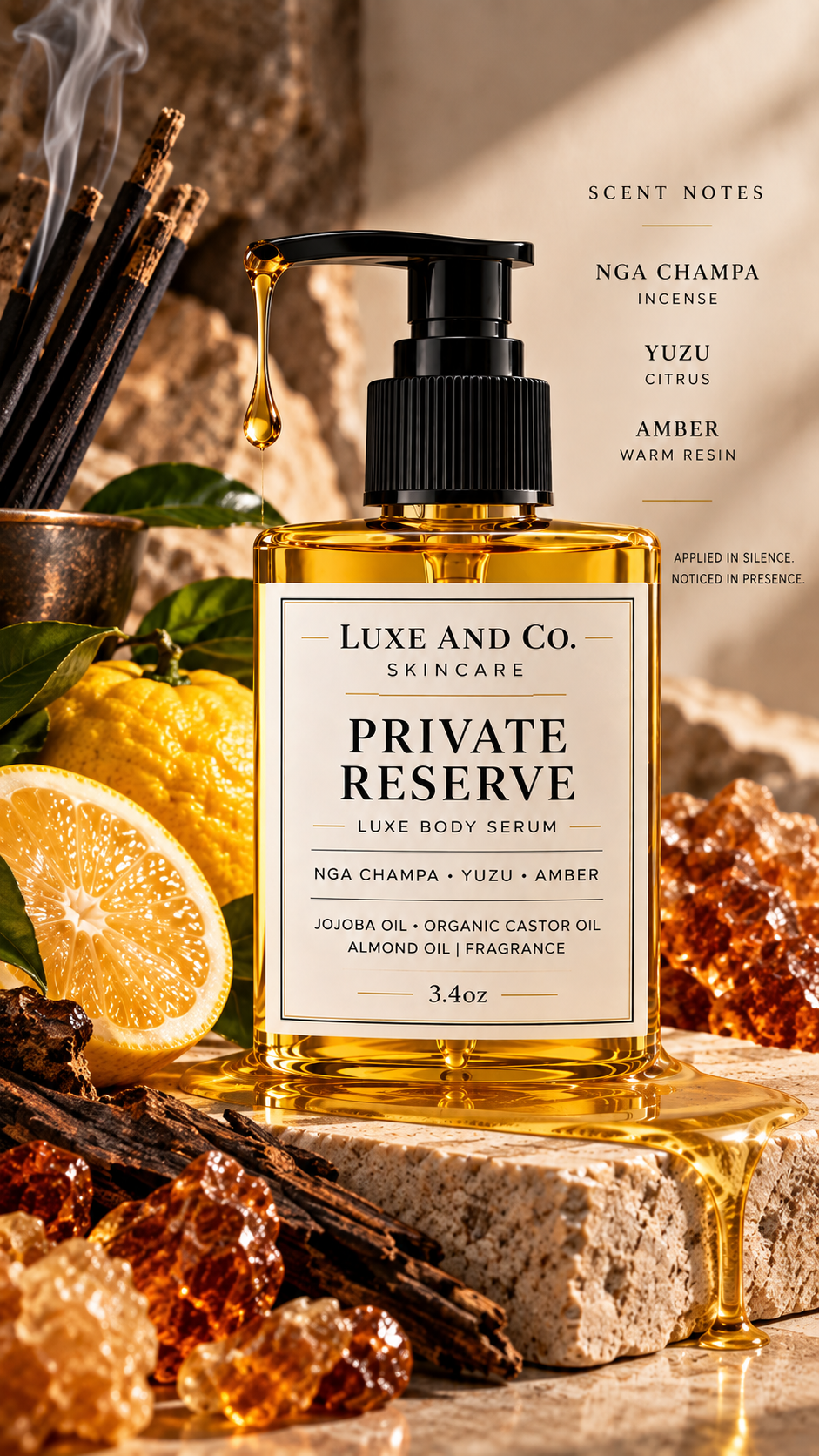 Private Reserve Luxe Body Serum ~ LIMITED RELEASE ~ Private Reserves Collection