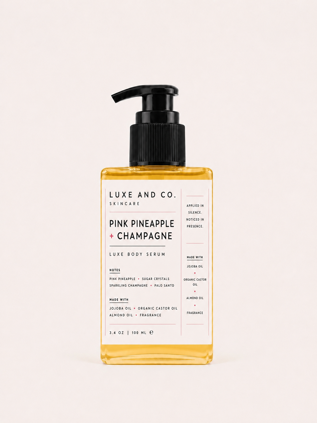 Pink Pineapple + Champagne Luxe Body Serum