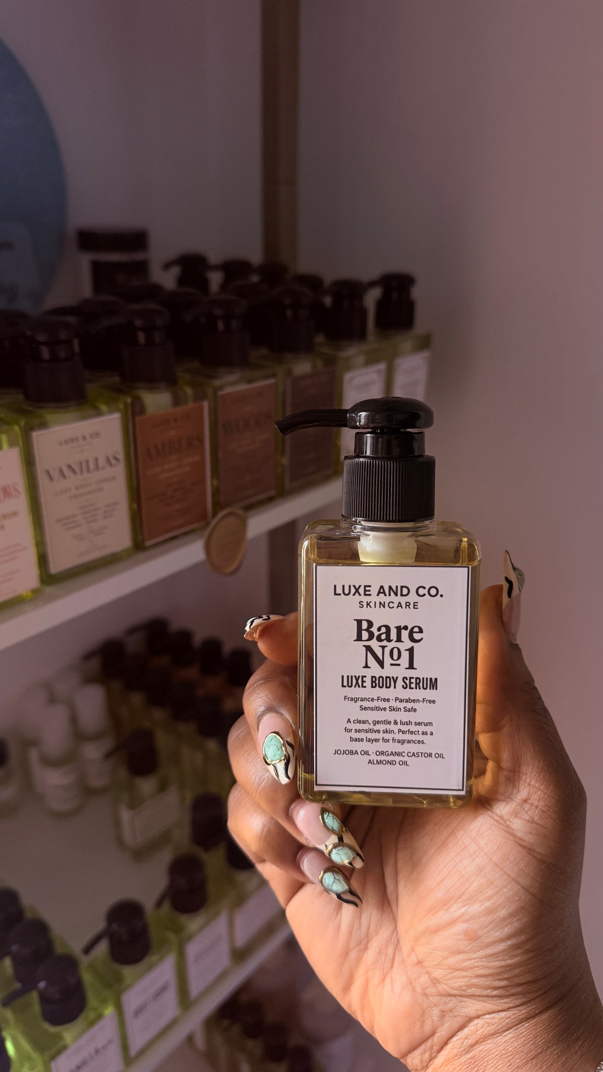 Bare Nº1 Luxe Body Serum  -  FRAGRANCE FREE - For Extremely Sensitive Skin