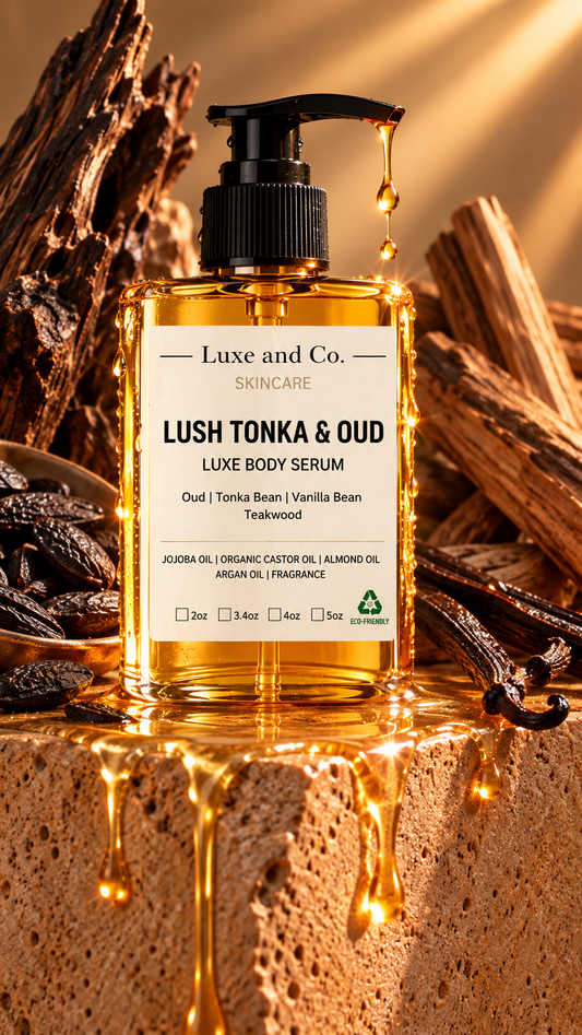 Lush Tonka & Oud Luxe Body Serum
