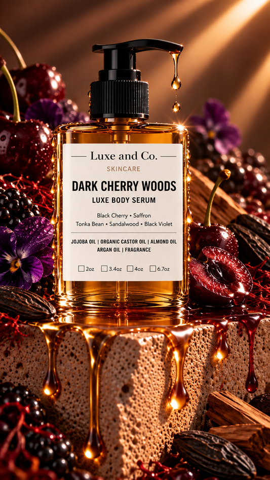 Dark Cherry Woods Luxe Body Serum