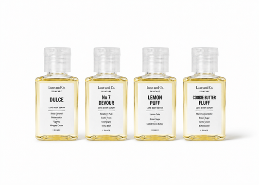 Sweets Mini Discovery Set | 4 x 1 oz Luxe Body Serums