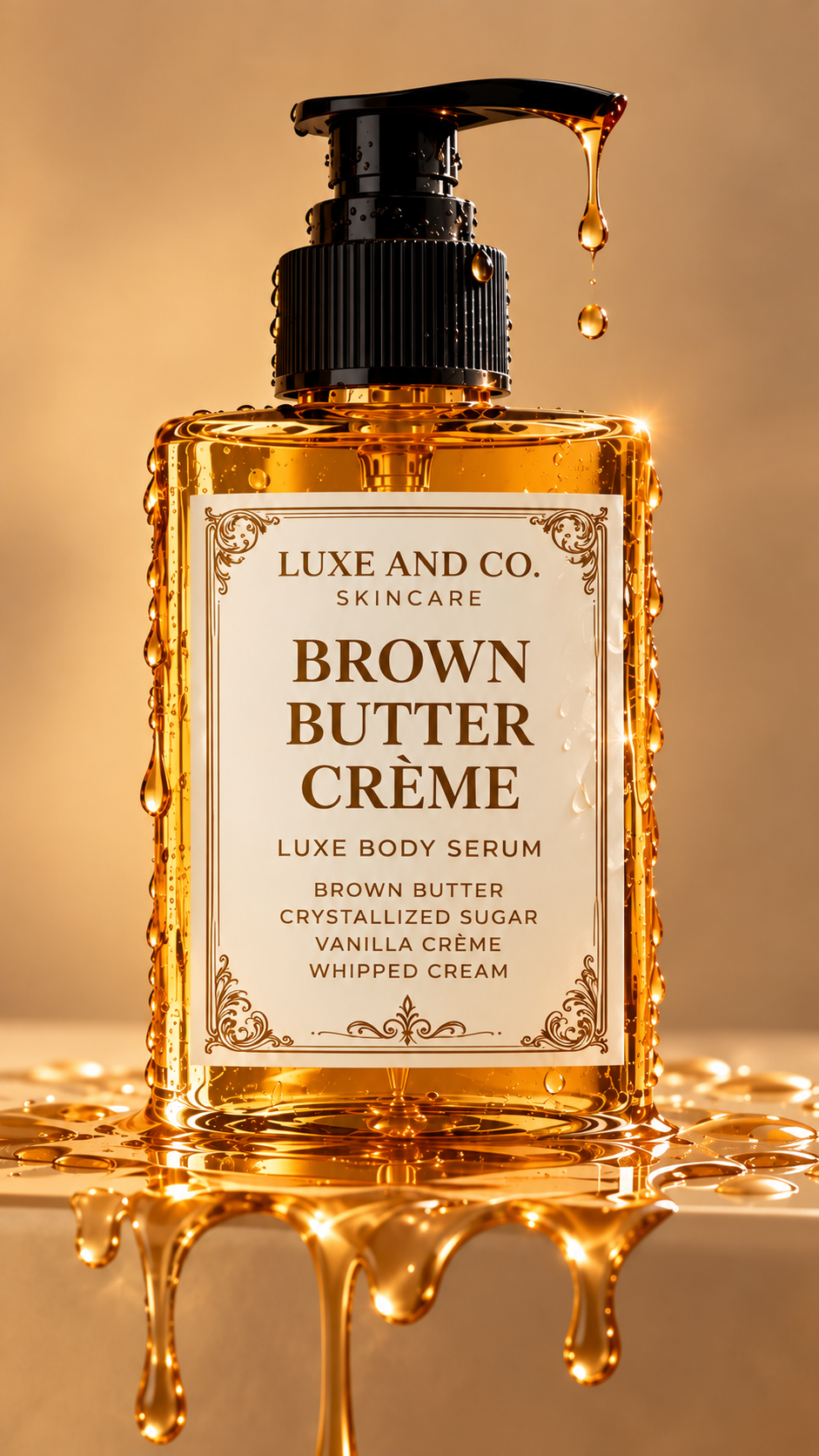 Brown Butter Crème Luxe Body Serum ~ LIMITED RELEASE ~ Quiet Luxury Collection